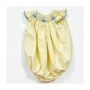 Southern Sunshine Smocked Sailboat Bubble